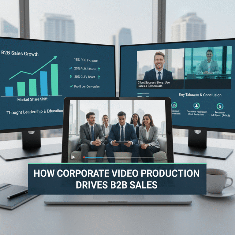 How Corporate Video Production Drives B2B Sales